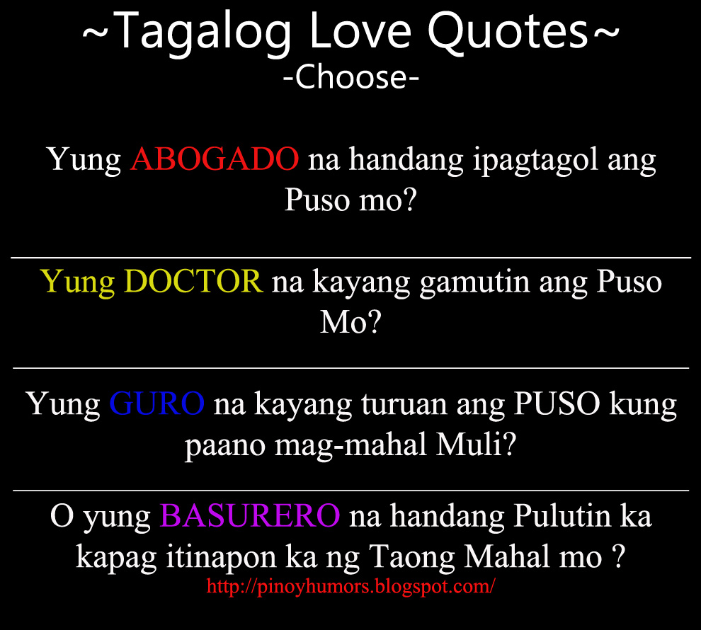 love qoutes tagalog